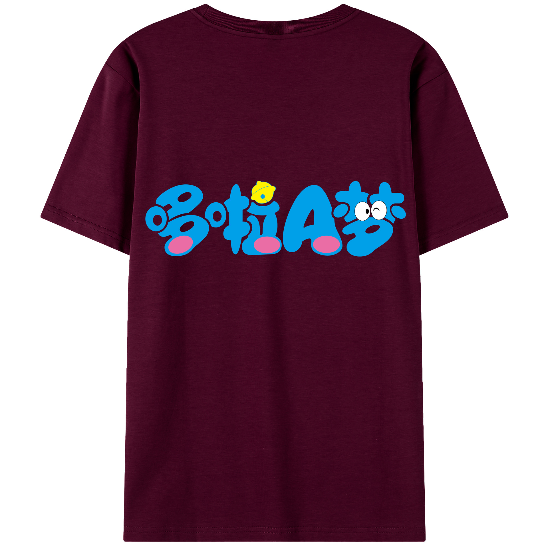 （画像用） ドラえもん Doraemon レディース半袖Tシャツ(バックプリント)